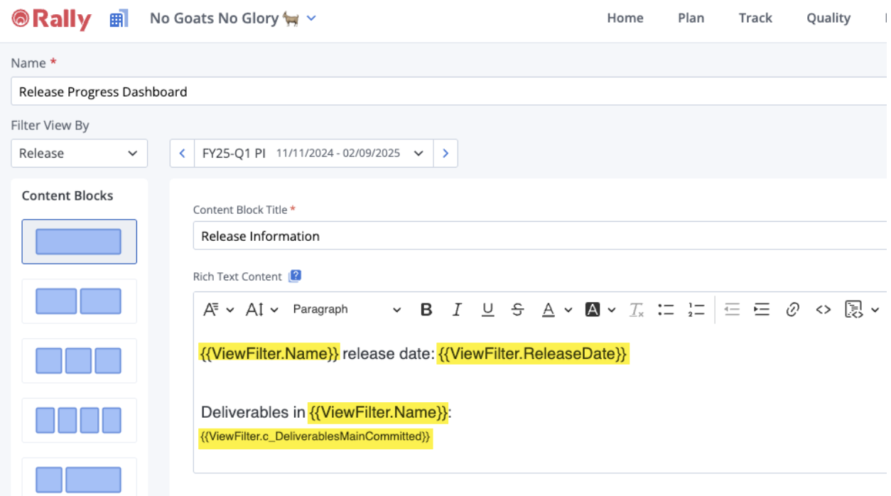 Introducing Custom Views in Rally: A New Customizable Dashboard to ...