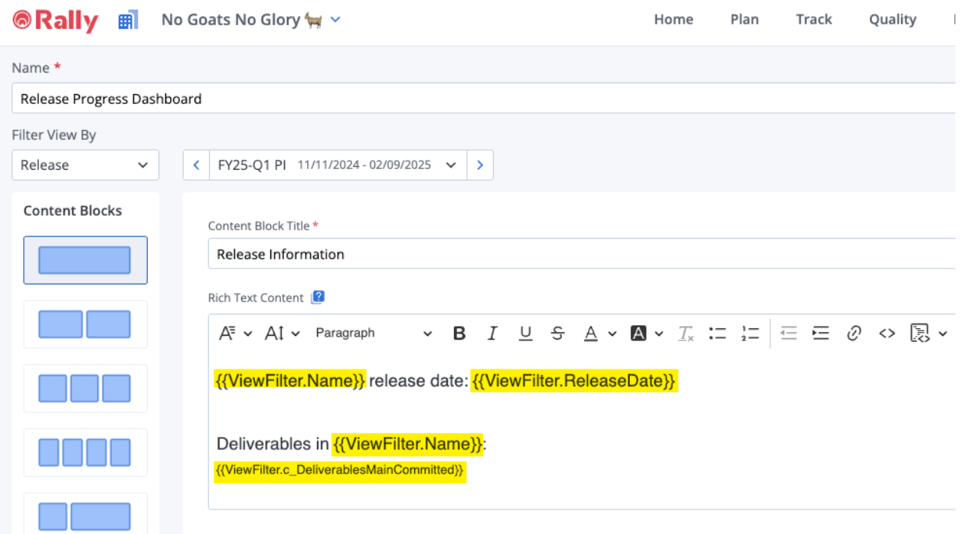 ESD_FY25_Academy-Blog.Introducing Custom Views in Rally—A New Customizable Dashboard to Empower Your Organization.Figure 2