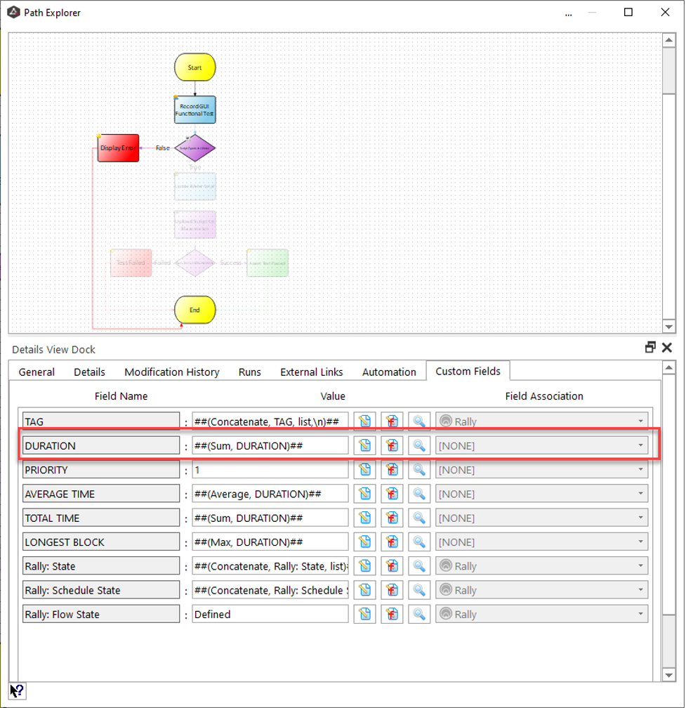 Access the Custom Fields in the Details View Dock in Agile Requirements Designer.